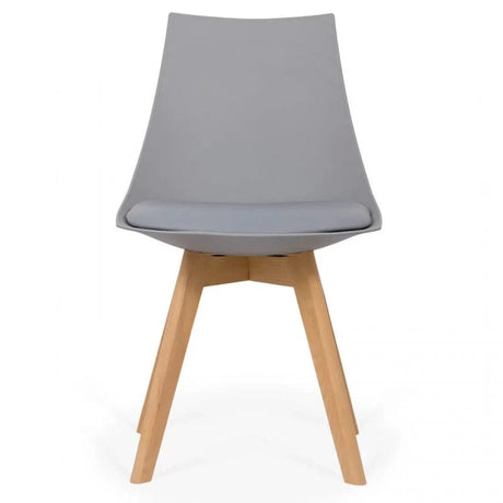 Scaun living piele buretat cadru lemn fag BUC245 Penthouse