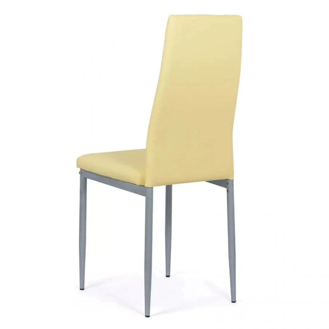 Scaun living piele buretat cadru metalic gri BUC263 Trendy