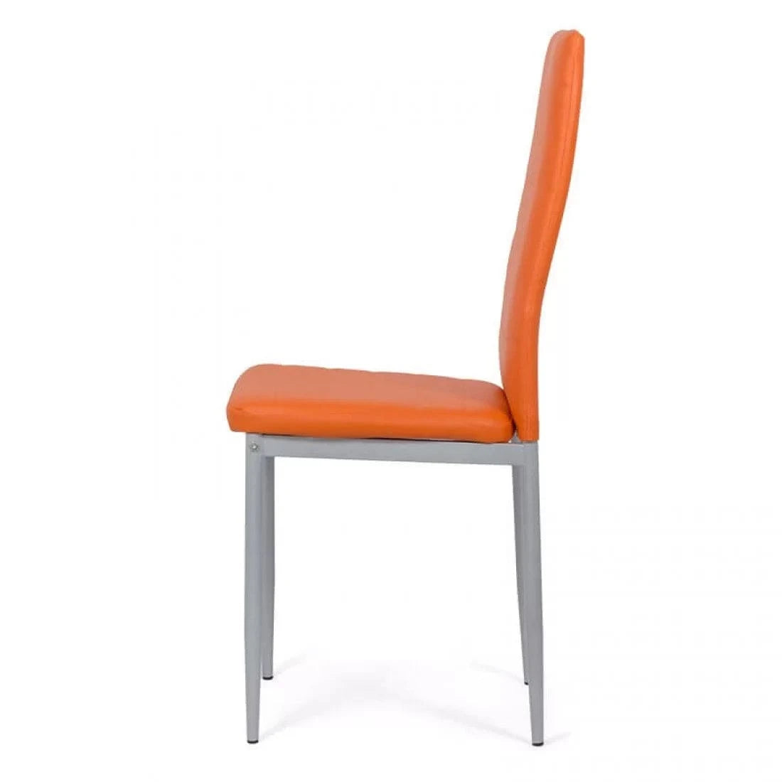 Scaun living piele buretat cadru metalic gri BUC263 Trendy