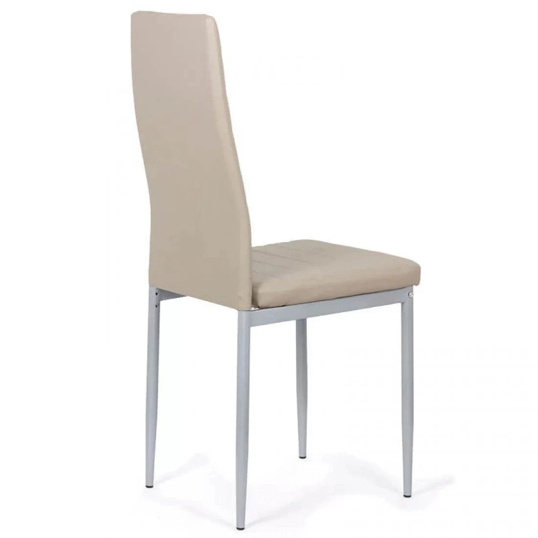 Scaun living piele buretat cadru metalic gri BUC263 Trendy