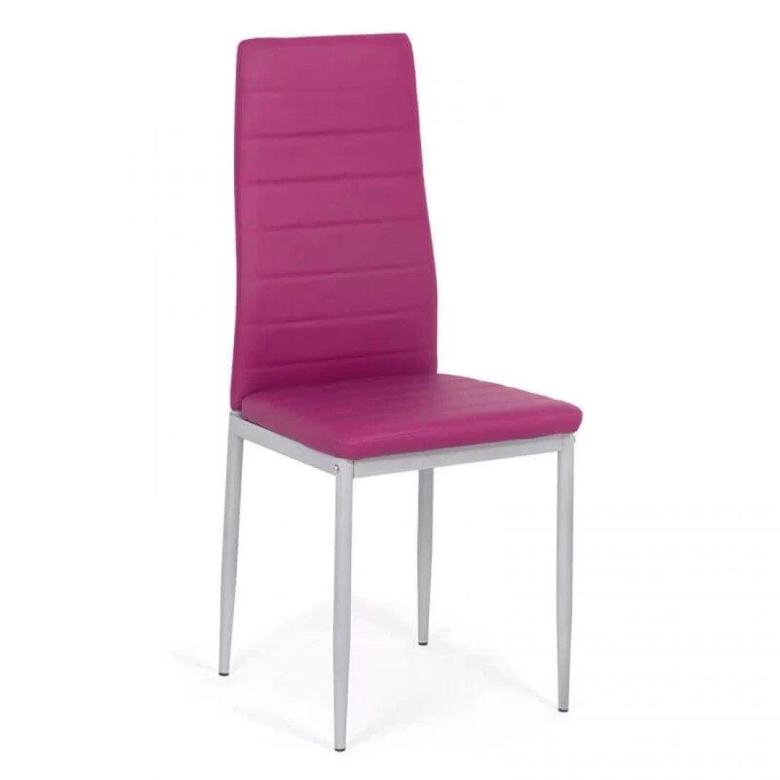 Scaun living piele buretat cadru metalic gri BUC263 Trendy MOV