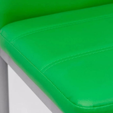 Scaun living piele buretat cadru metalic gri BUC264 Weekend