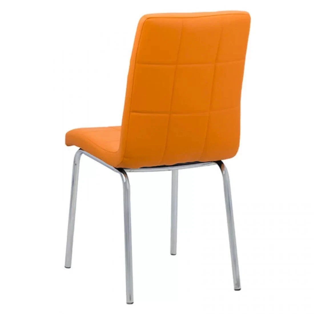 Scaun living piele buretat cadru otel cromat BUC230 Garden