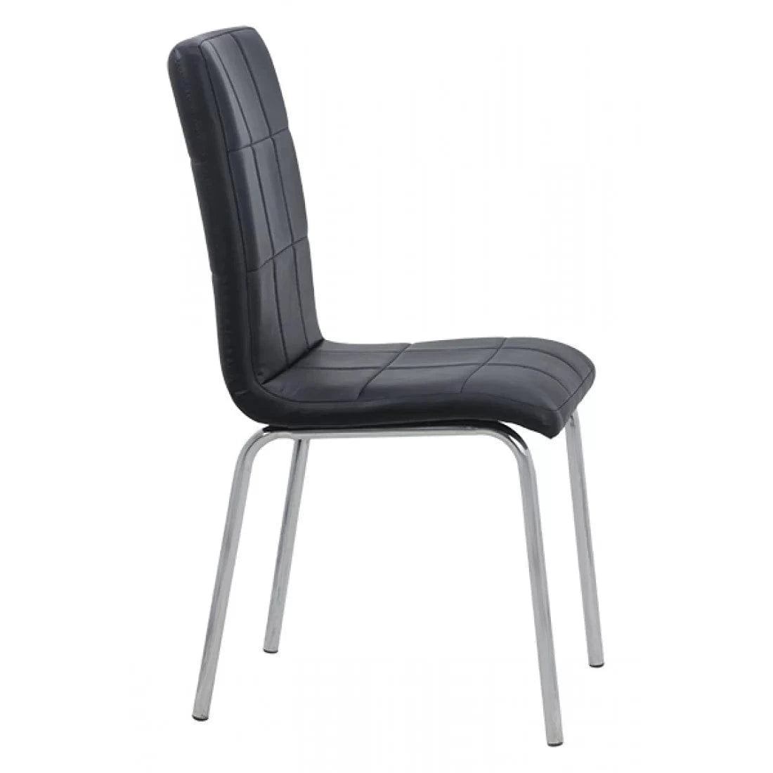 Scaun living piele buretat cadru otel cromat BUC230 Garden