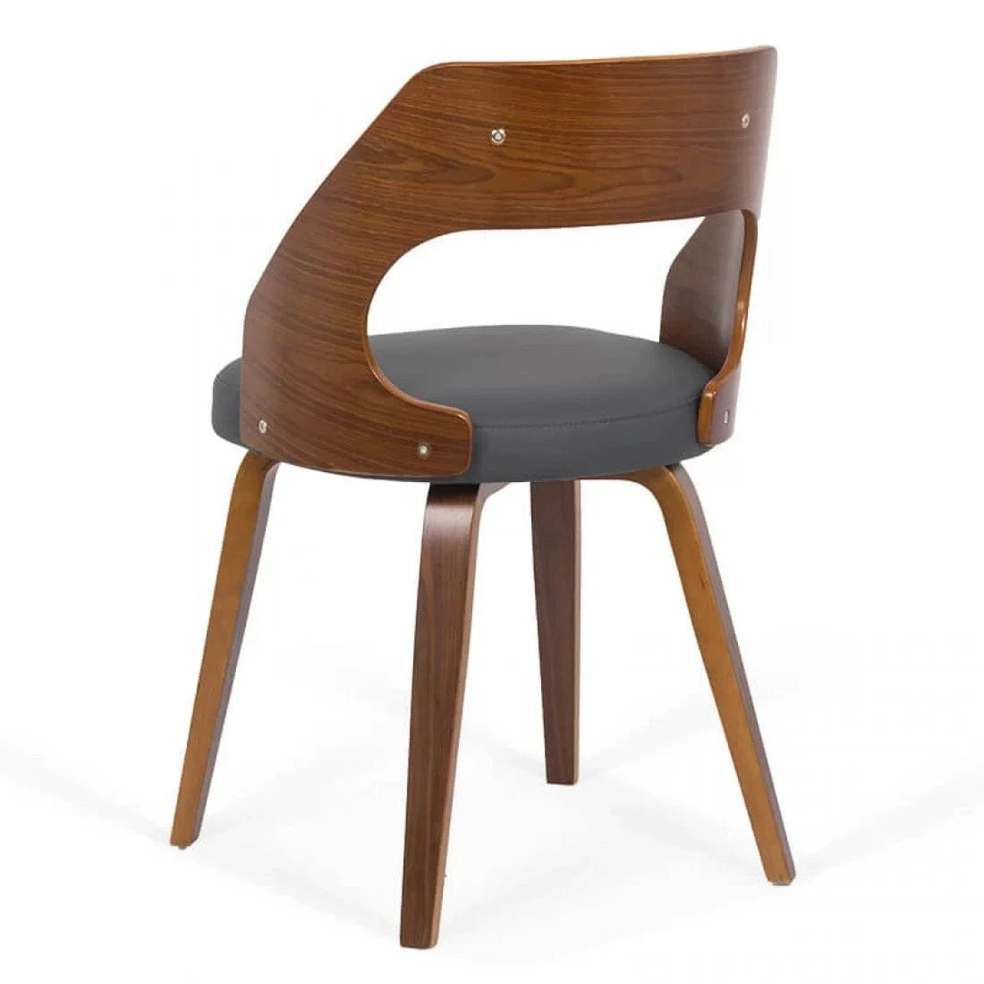 Scaun living piele cadru lemn spatar tapitat BUC015 Manor