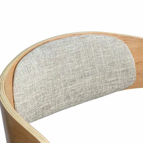 Scaun living stofa buretat cadru lemn lacuit BUC014 Mills CREM