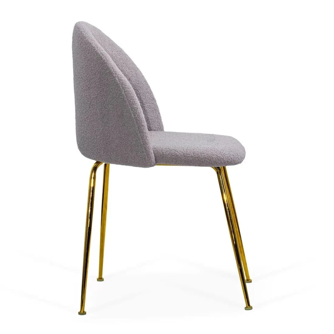 Scaun living stofa buretat cadru metalic auriu BUC284 Mer