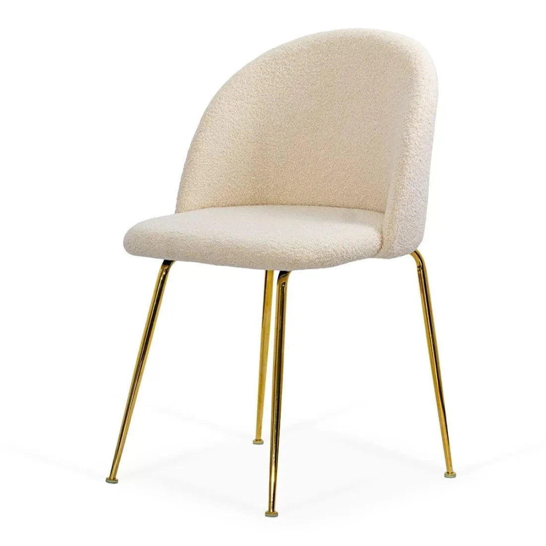 Scaun living stofa buretat cadru metalic auriu BUC284 Mer