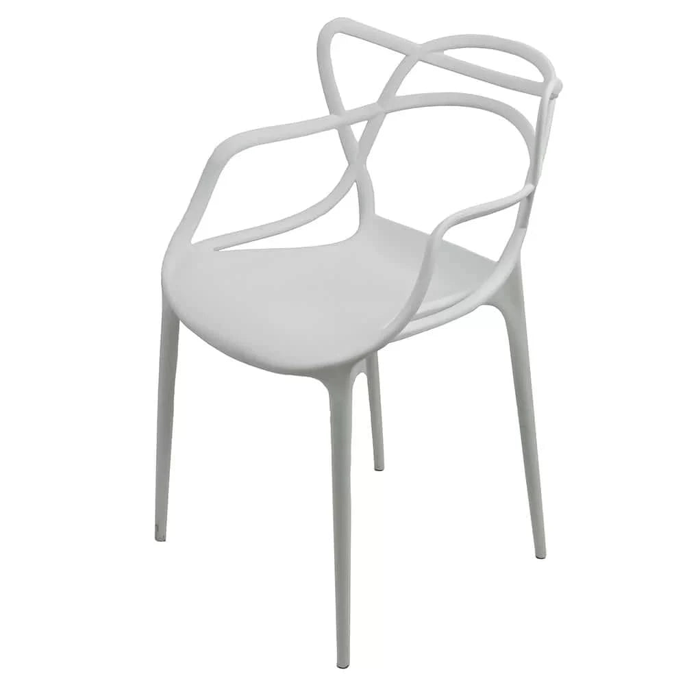 Scaun plastic terasa cadru fix stivuibil HRC599 Barex