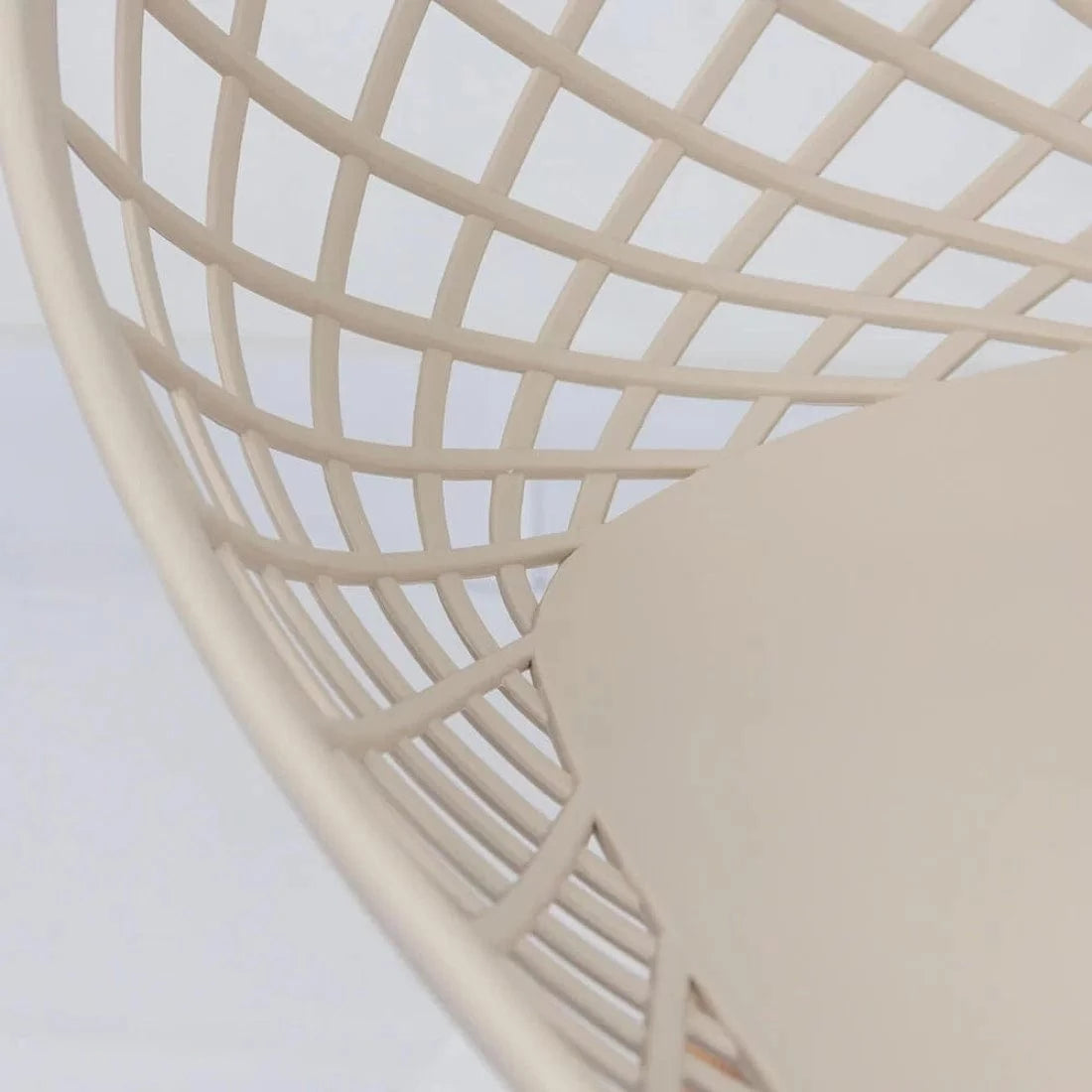 Scaun terasa sezut plastic picioare lemn BUC220 Aircloud