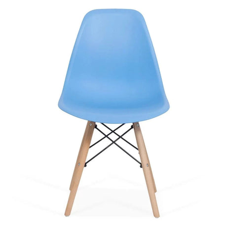 Scaun terasa sezut plastic picioare lemn fag BUC232P Sunny