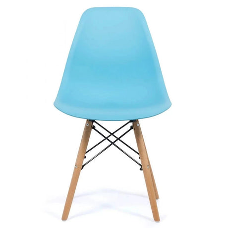 Scaun terasa sezut plastic picioare lemn fag BUC232P Sunny