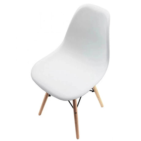 Scaun terasa sezut plastic picioare lemn fag BUC232P Sunny