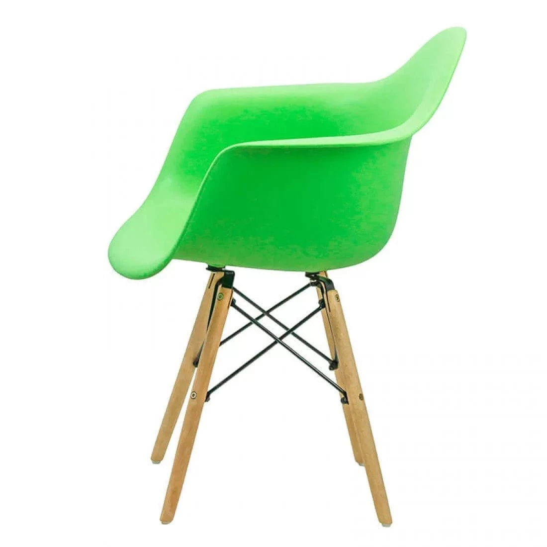 Scaun terasa sezut plastic picioare lemn fag BUC240 Shell