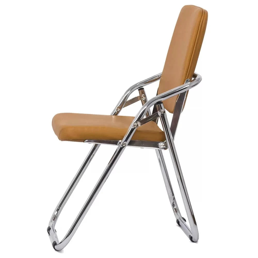 Scaun pliabil piele cadru cromat HRC609 New Business