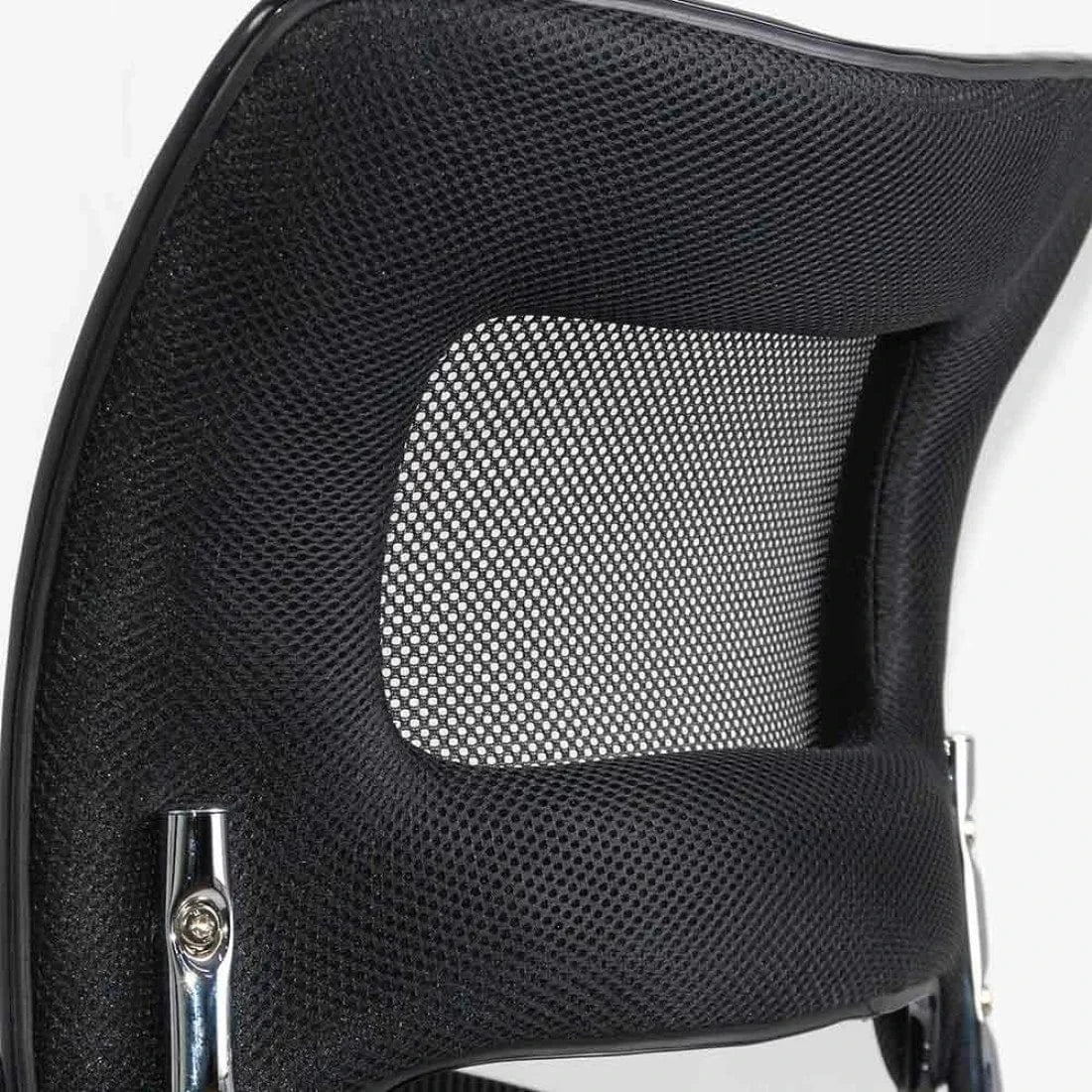 Scaun vizitatori stofa cadru cromat fix HRC613F Amber