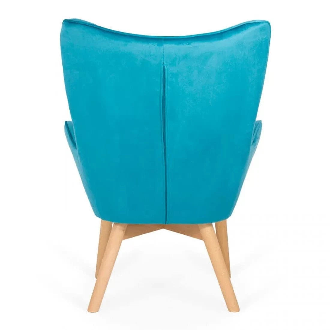 Fotoliu relaxare catifea cu otoman BUC267 Cozy Weekend