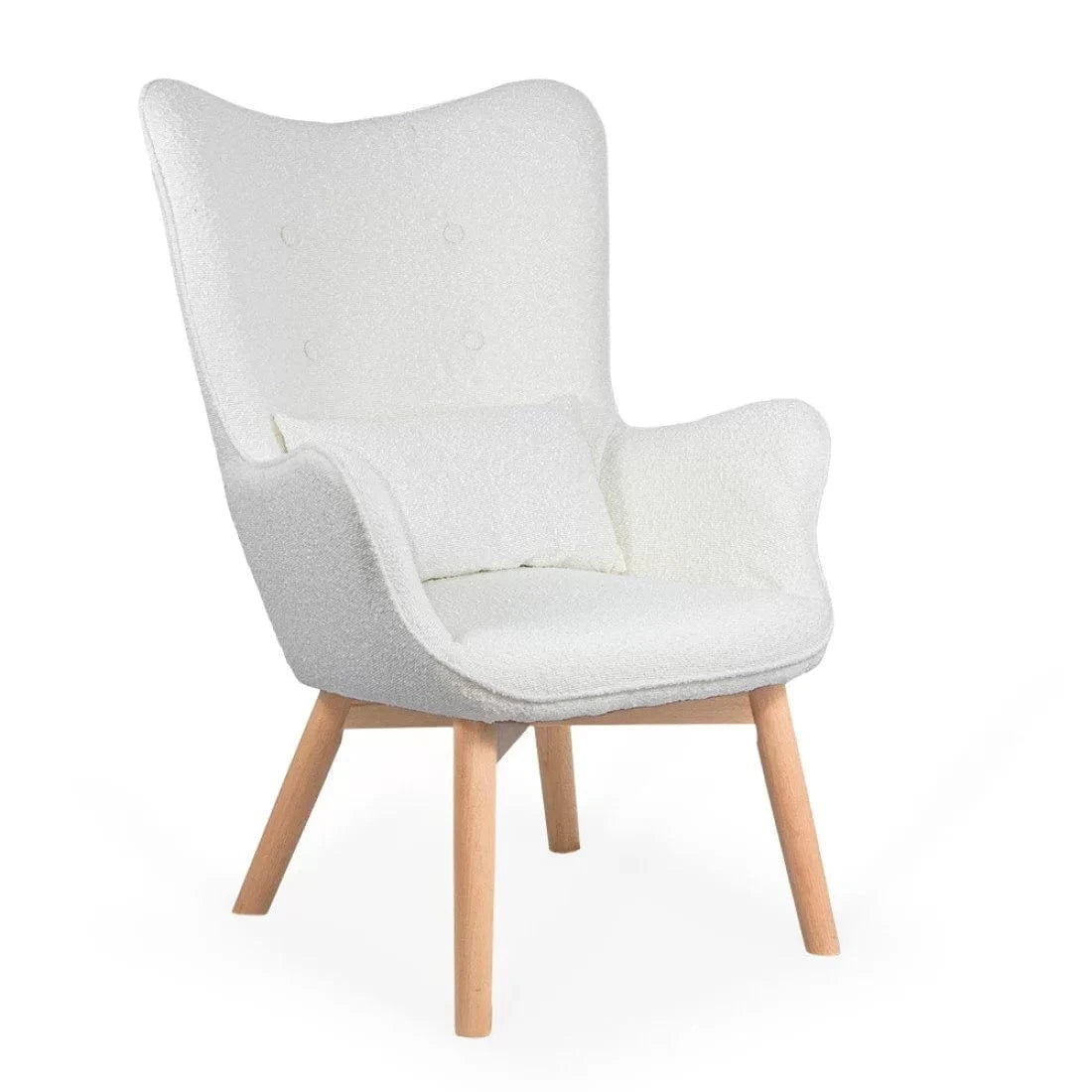 Fotoliu relaxare catifea cu otoman BUC267 Cozy Weekend