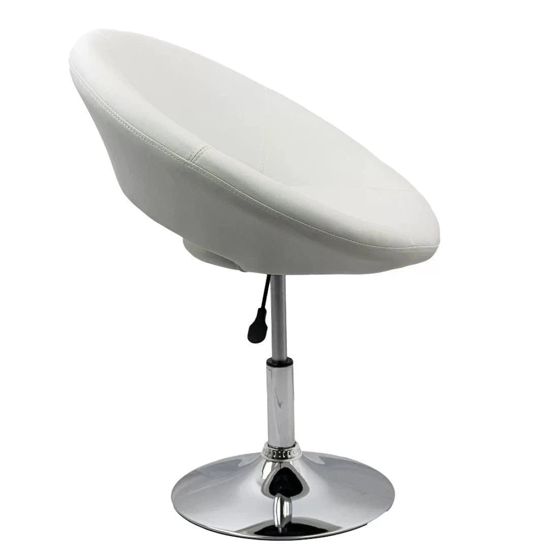 Scaun relaxare piele cadru otel cromat ajustabil REL218 Sun