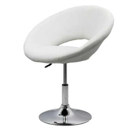 Scaun relaxare piele cadru otel cromat ajustabil REL218 Sun