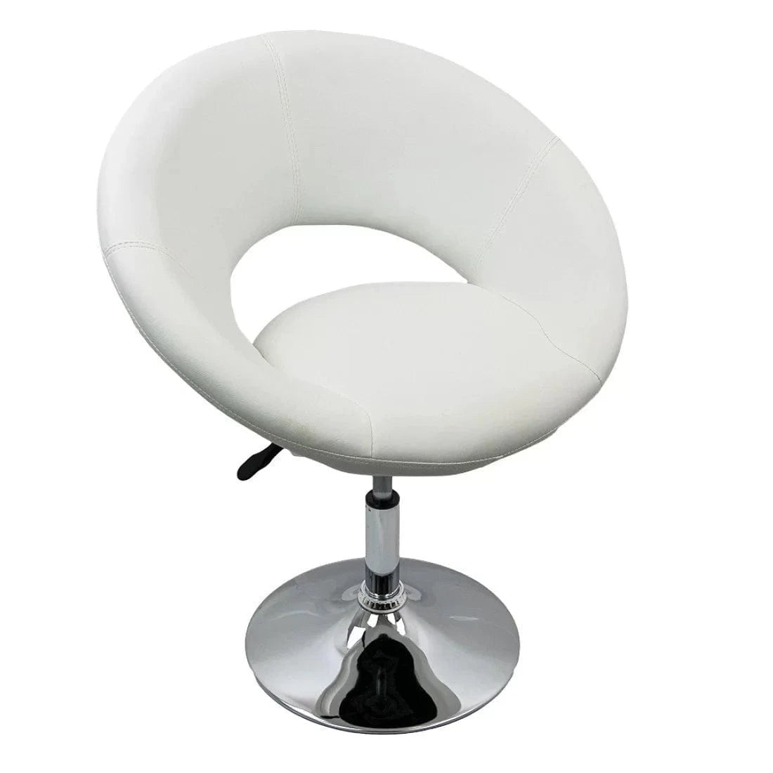 Scaun relaxare piele cadru otel cromat ajustabil REL218 Sun
