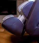 Beige leather massage chair smart voice conrtrol FocusII Relax