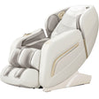 Beige leather massage chair smart voice conrtrol FocusII Relax