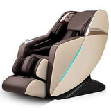 Blue leather massage chair voice command Marina Breeze