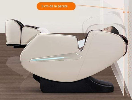 Fotoliu masaj piele bej zero gravity incalzire role ajustabile KM500L3D Focus Therapy