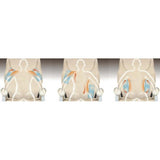 Scaun masaj role piele bej motorizat reclinabil pat functie incalzire 37 perne aer dual VHD iRest A18-3 DHT