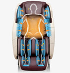 Fotoliu masaj piele bej zero gravity incalzire role ajustabile KM500L3D Focus Therapy