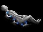 Fotoliu masaj piele bej zero gravity incalzire role ajustabile KM500L3D Focus Therapy