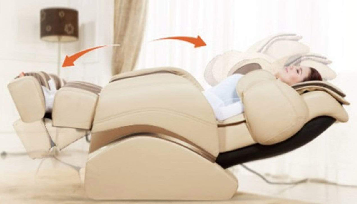 Fotoliu Masaj Piele Negru 6 Programe Automate Functie Scanare Incalzire Reflexoterapie Memorie Perne Aer iRest A55-2 Therapeutic