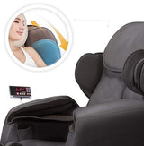 Fotoliu Masaj Piele Negru 6 Programe Automate Functie Scanare Incalzire Reflexoterapie Memorie Perne Aer iRest A55-2 Therapeutic