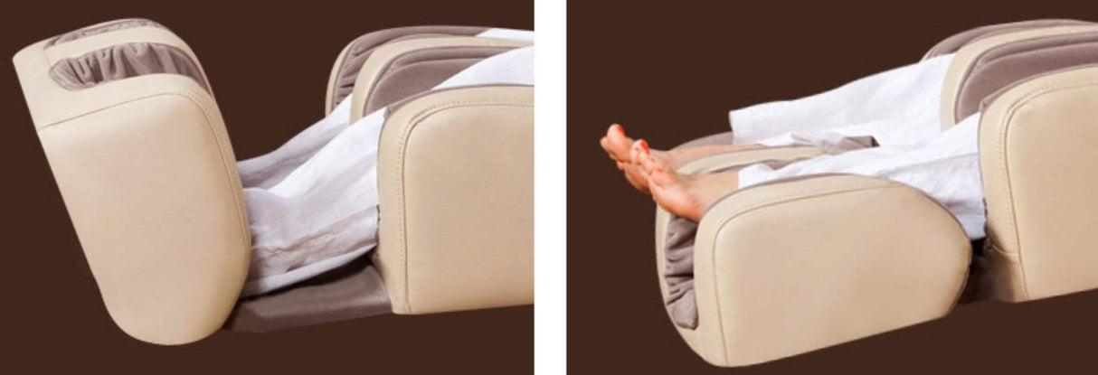 Fotoliu Masaj Piele Negru 6 Programe Automate Functie Scanare Incalzire Reflexoterapie Memorie Perne Aer iRest A55-2 Therapeutic