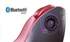 Fotoliu Masaj Piele Rosu Bluetooth Boxe Telecomanda Integrate Suport Smartphone Perne Aer Role 3D Sina SL 110 cm Komoder KM151