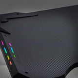 Masa birou neagra iluminare led OFF300 Maxi Desk