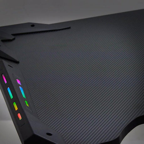 Masa birou neagra iluminare led OFF300 Maxi Desk