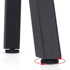 Masa birou neagra iluminare led OFF300 Maxi Desk