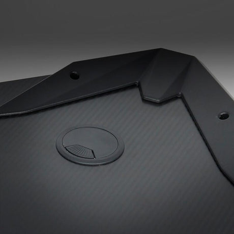 Masa birou neagra iluminare led OFF300 Maxi Desk NEGRU