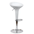 Scaun bar abs picior cromat ajustabil baza rotunda ABS101 Sparkling Fun ALB