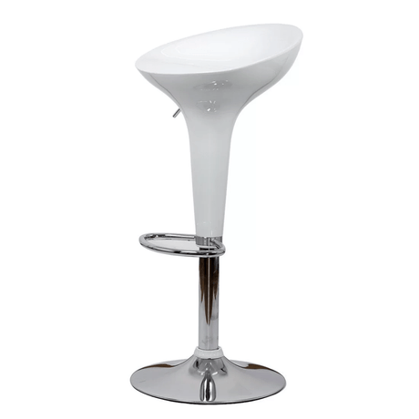 Scaun bar abs picior cromat ajustabil baza rotunda ABS101 Sparkling Fun