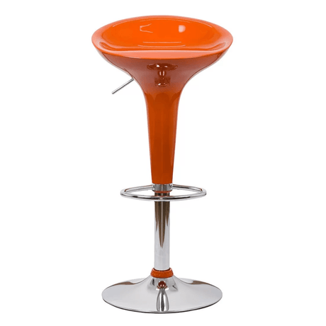 Scaun bar abs picior cromat ajustabil baza rotunda ABS101 Sparkling Fun