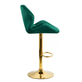 Scaun bar catifea cadru auriu reglabil ABS148 Diamond Ray