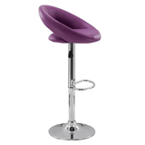 Scaun bar piele cadru cromat ajustabil ABS151 Chique