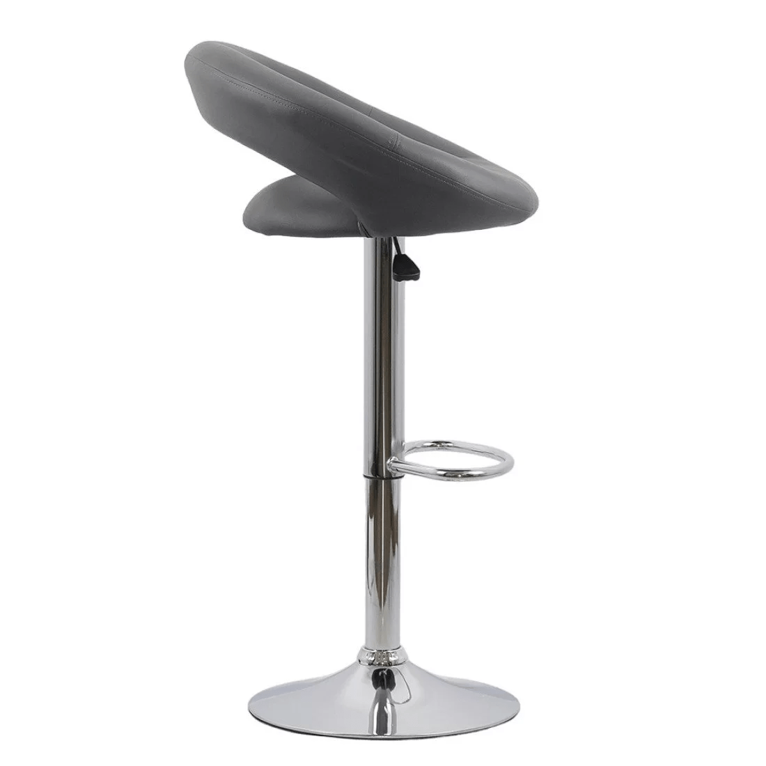 Scaun bar piele cadru cromat ajustabil ABS151 Chique