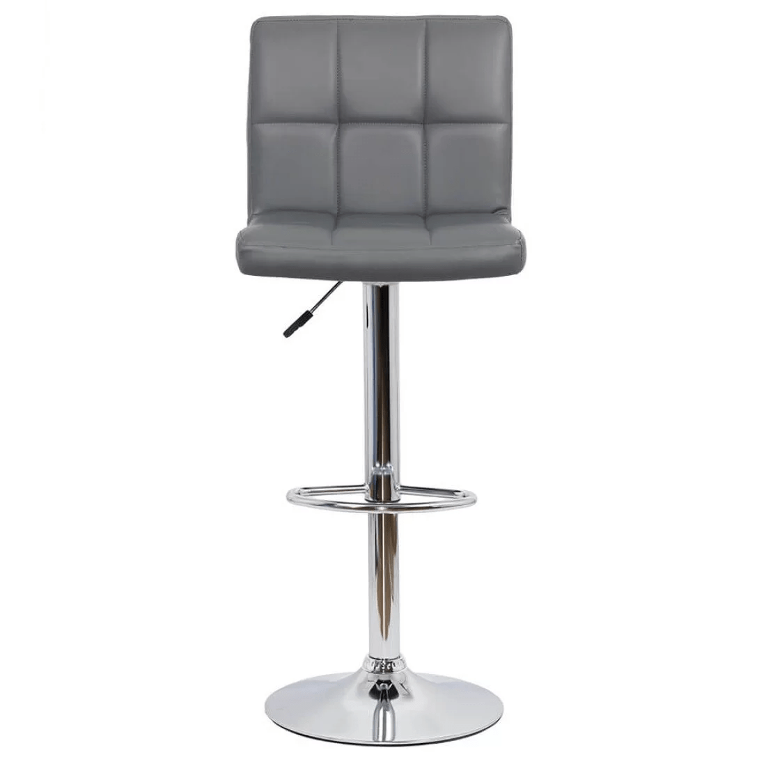 Scaun bar piele cadru cromat ajustabil ABS191 Square Shots