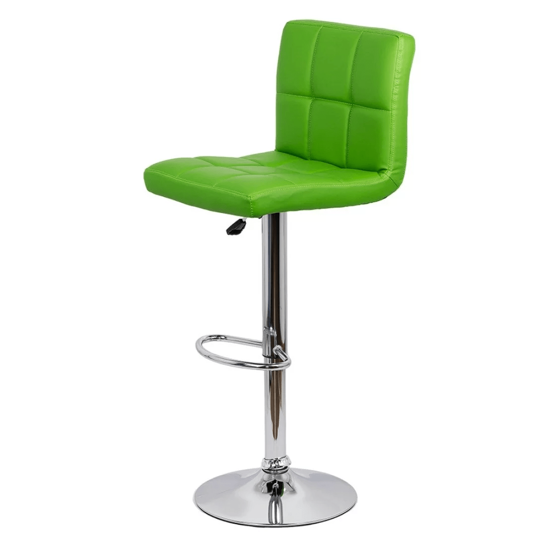 Scaun bar piele cadru cromat ajustabil ABS191 Square Shots