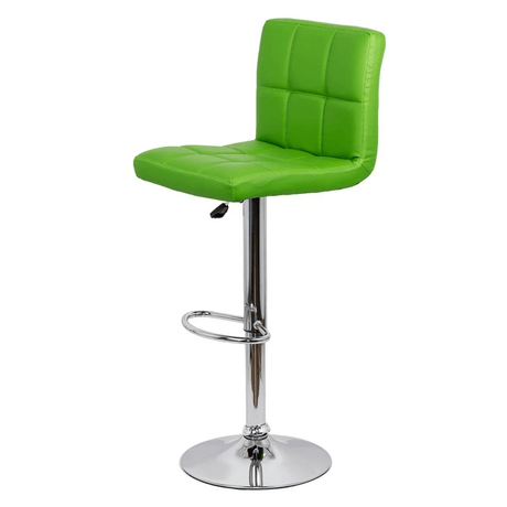 Scaun bar piele cadru cromat ajustabil ABS191 Square Shots