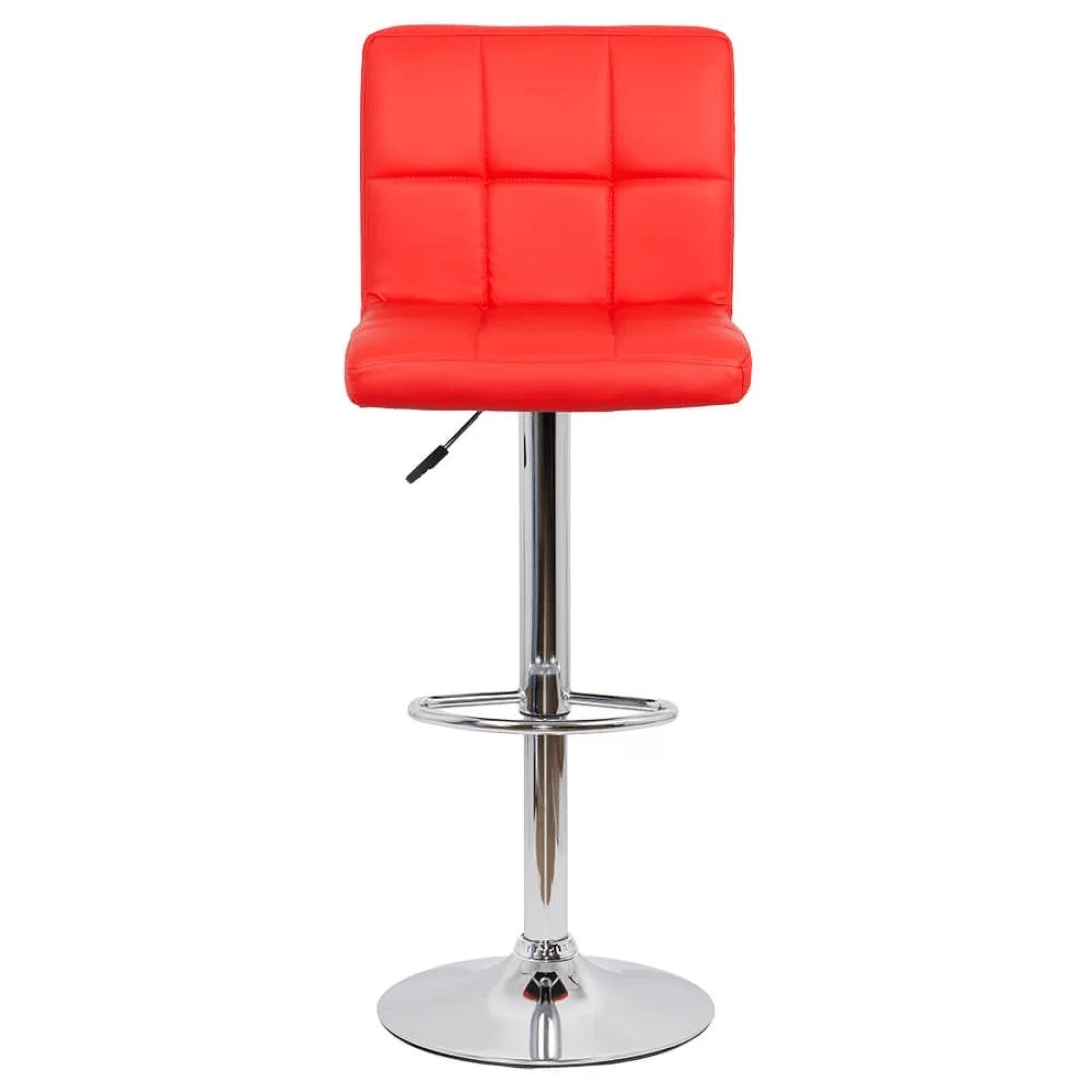 Scaun bar piele cadru cromat ajustabil ABS191 Square Shots